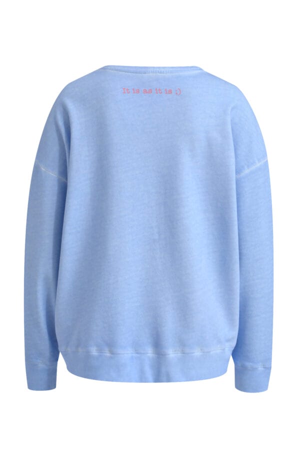 Milano Italy sweater azuur blauw - Afbeelding 5