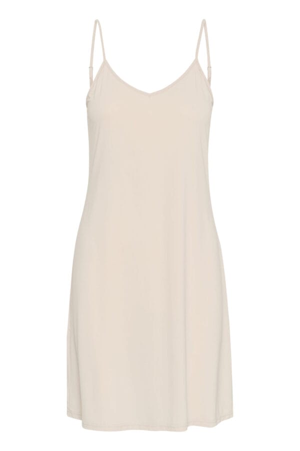 Cream slip dress onderjurk lissandra nude