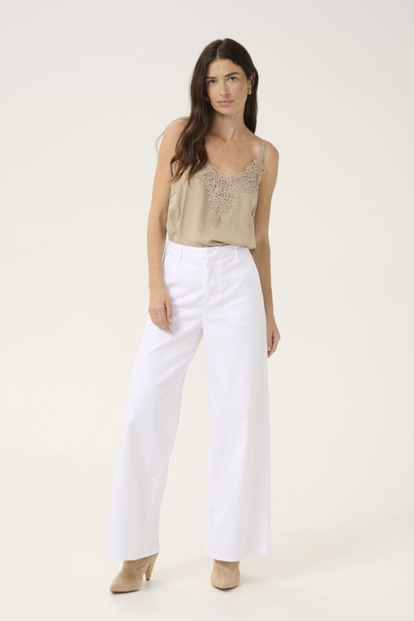 Cream jeans visti wit - Afbeelding 3