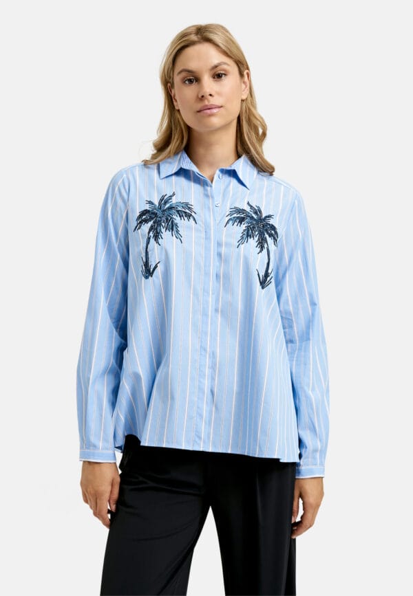 Milano italy blouse palm - Afbeelding 6