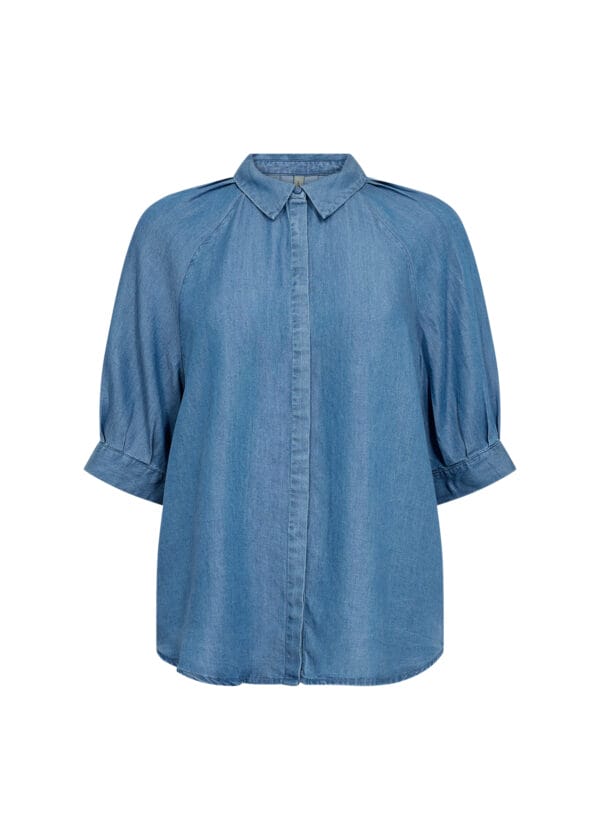 Soyaconcept blouse liv 50 jeans blauw