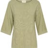 Cream trui top sillar olijf