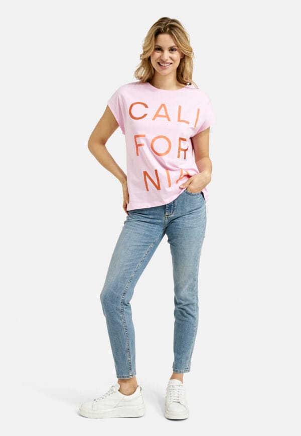 Smith & soul tshirt roze calfornia - Afbeelding 3