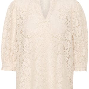 Cream blouse top kaspis lace ivoor