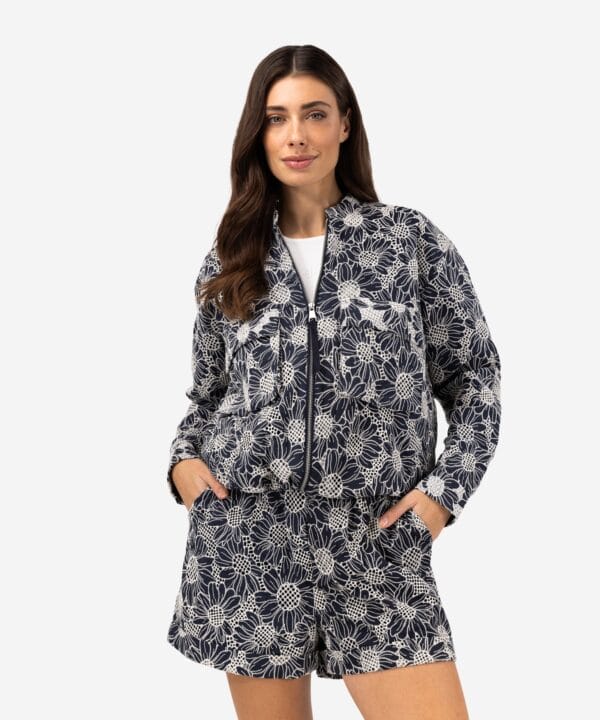 Ibana bomber jaidy donker blauw - Afbeelding 3