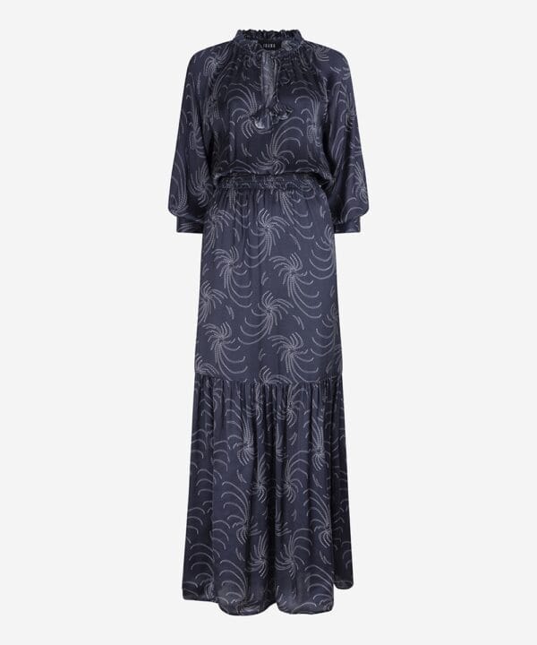 Ibana maxi jurk dyani donker blauw