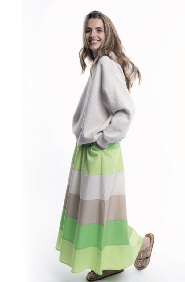 The shirt project midi rok summer