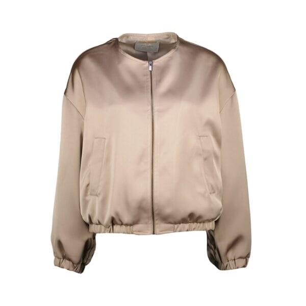 Amelie amelie blouson jasje acosse light taupe