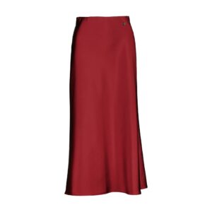 Amelie amelie satijnen rok alessia burgundy