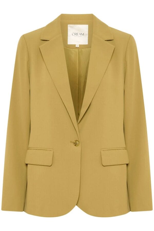 Cream Cocamia blazer green moss