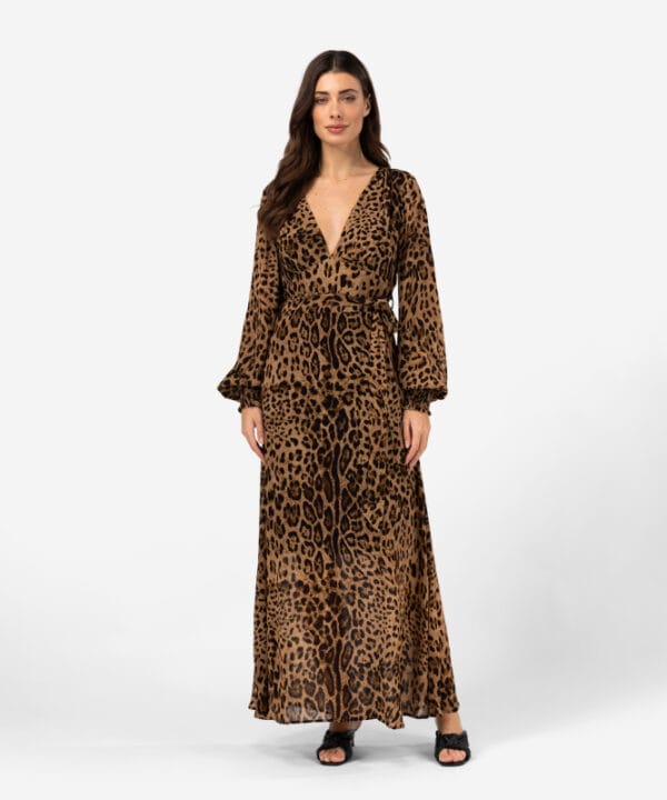 Ibana jurk leopard dix - Afbeelding 3