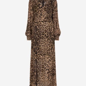Ibana jurk leopard dix