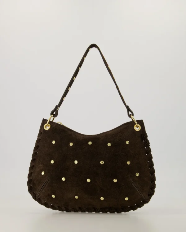 Suede schouder handtas capri - Afbeelding 2