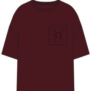 Smith & soul scuba sweatshirt bordeaux