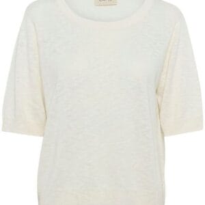 Cream knitted top evisa offwhite