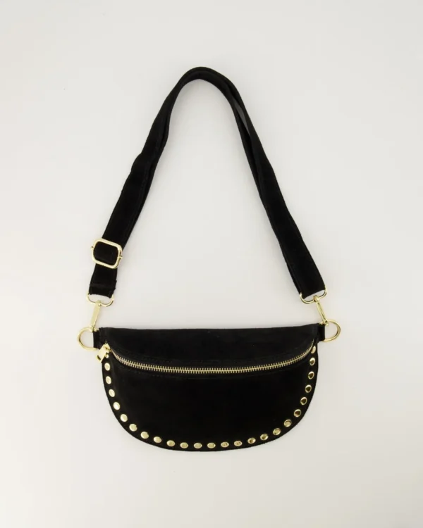 Suede crossbody tas studs hally - Afbeelding 2