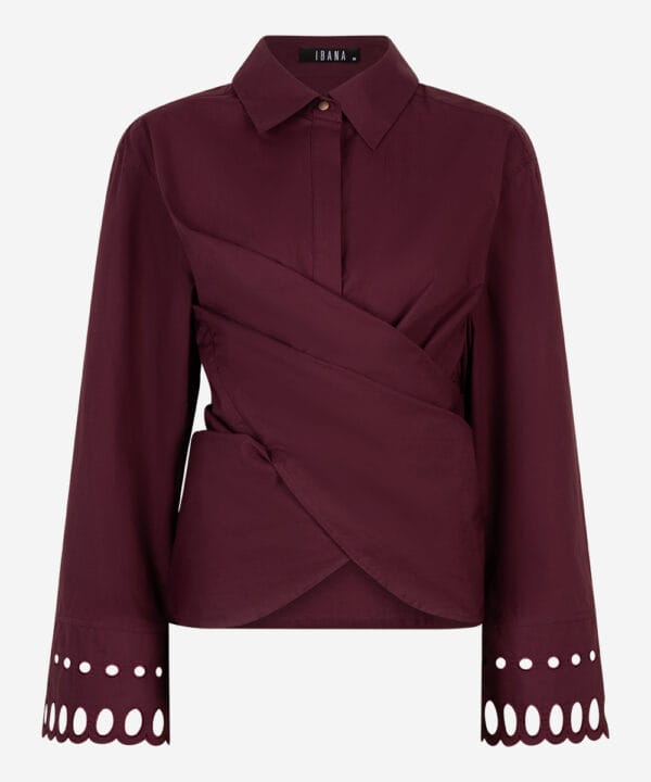 Ibana blouse tatuma bordeaux