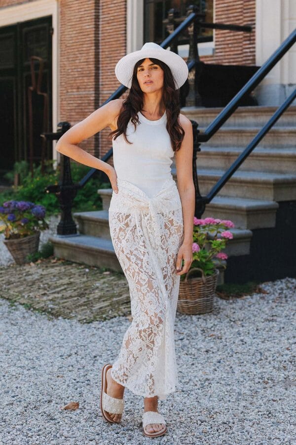 Wikkel rok orza off white