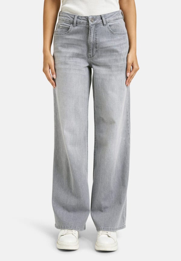 Milano Italy jeans wide grijs - Afbeelding 3