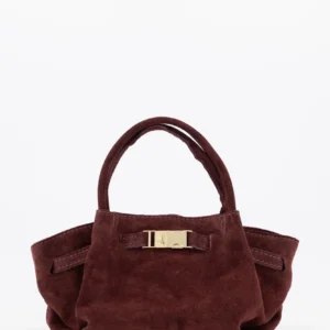 Sally suede leren hand-schoudertas