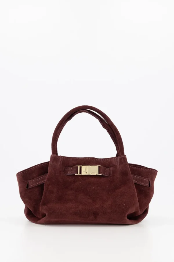Sally suede leren hand-schoudertas