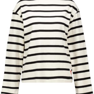 The shirt project tshirt streep zwart ecru