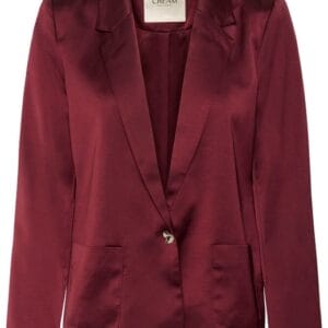Cream cocamia blazer satijn zinfandel
