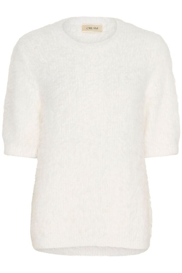 Cream knitted trui lini offwhite
