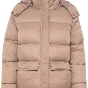 Cream gaiagro gewateerde jas taupe