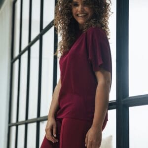 Label dot top mea bordeaux