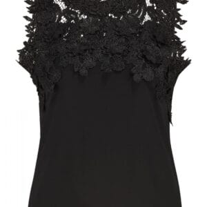 Label Dot top margo zwart