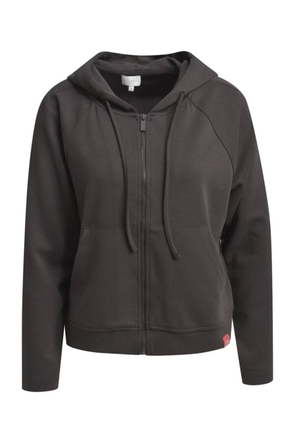 Milano Italy hoodie vest mokka