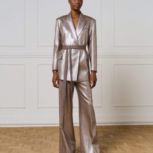 Access pantalon metallic eff grijs