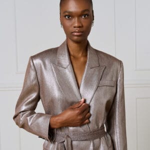 Acces blazer metallic eff