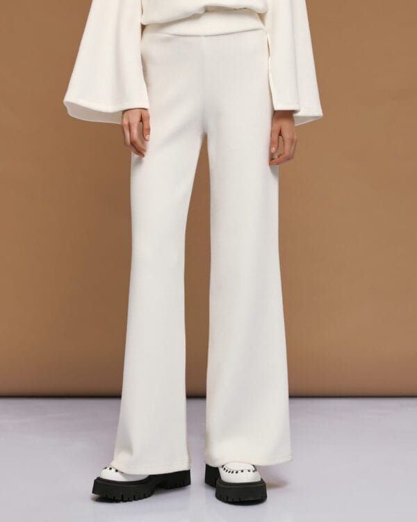 Access fashion wide leg broek coffee