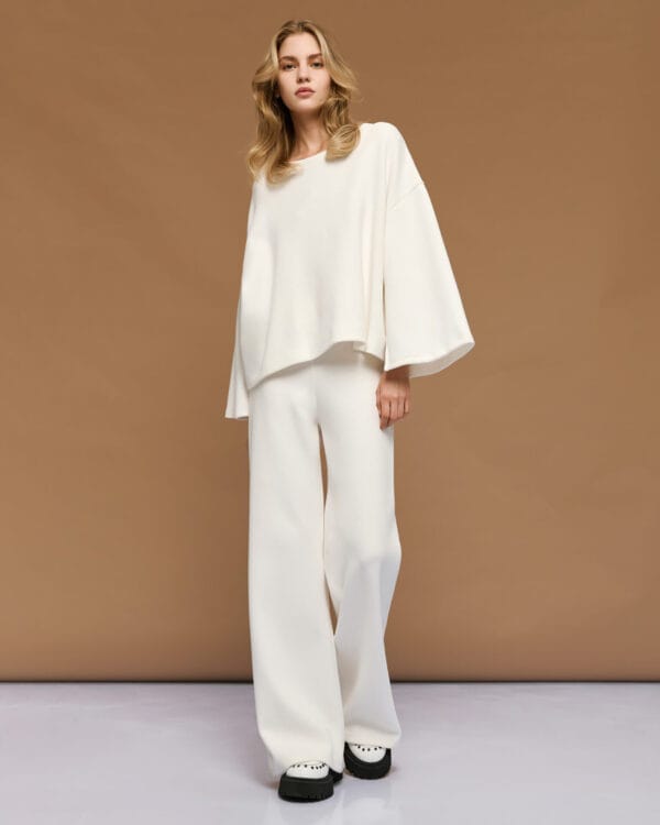 Access fashion wide leg broek coffee - Image 3