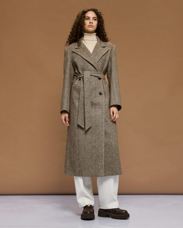 Access fashion Jas herringbone met sequins