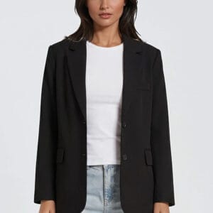Blazer billy zwart oversized