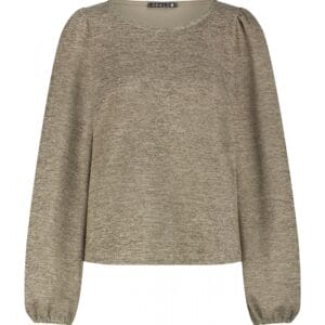 Label dot top malou taupe lurex