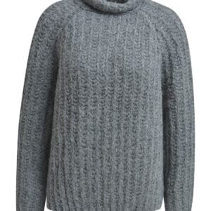Smith & soul kol trui antraciet grijs