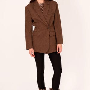 Blazer mele bruin como