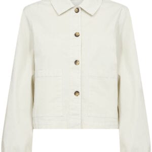 Cream twill jasje wit berta