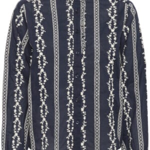 Cream blouse sabina donker blauw