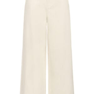 Cream visti twill broek natural sand