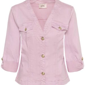 Cream visti twill jasje pink nectar