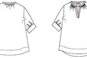 The shirt project blouse ecru