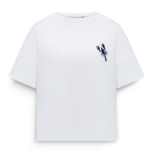 Label Dot tshirt mara wit