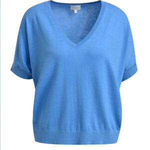 Milano Italy trui blauw korte mouw