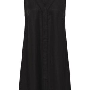 Cream jurk Cecillia zwart