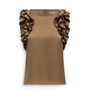 Label dot top mollie goud